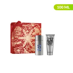CAROLINA HERRERA - Set de Perfume 212 Men NYC Hombre Incluye: Perfume 100 ml + After Shave 100 ml