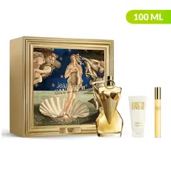 JEAN PAUL GAULTIER - Set de Perfume Mujer Divine Incluye: Perfume 100ml + Loción Corporal 75 ml + Eau de Parfum 10 ml