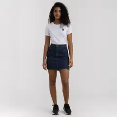 LEVIS - Falda de jean Mini Mujer de Algodón