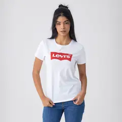 LEVIS - Camiseta Mujer con Estampado Manga corta de Algodón
