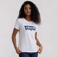 LEVIS - Camiseta Mujer con Estampado Manga corta de Algodón