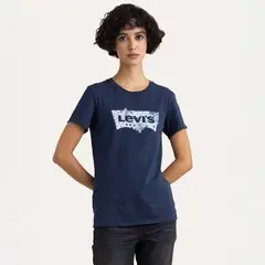 LEVIS - Camiseta Mujer con Estampado Manga corta de Algodón
