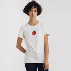 LEVIS - Camiseta Mujer con Estampado Manga corta de Algodón