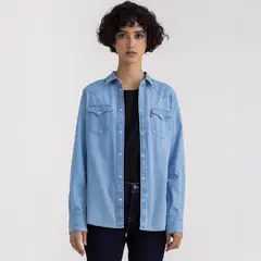 LEVIS - Camisa Mujer con aplique Manga larga de Algodón