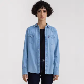 LEVIS - Camisa Mujer con aplique Manga larga de Algodón