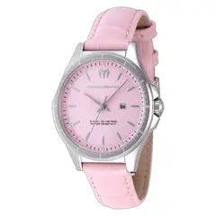 TECHNOMARINE - Reloj Para Mujer Moonsun. Reloj Análogo Cuero Rosado