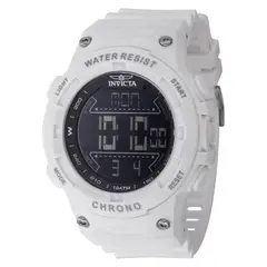 INVICTA - Reloj Para Hombre Racing. Reloj Digital Poliuretano Blanco