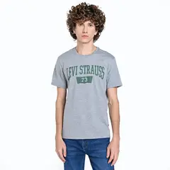 LEVIS - Camiseta Hombre Con Estampado Recto de Algodón