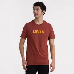 LEVIS - Camiseta Hombre Con Estampado Recto de Algodón
