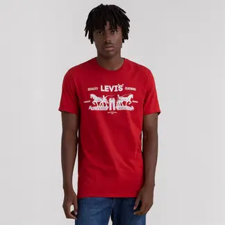 LEVIS - Camiseta Hombre Con Estampado Recto de Algodón