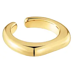 TOUS - Anillo abierto con baño de oro 18 kt sobre plata Line