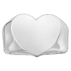 TOUS - Anillo sello de plata corazón Sweet Dolls