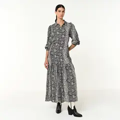 BASEMENT - Vestido Mujer Largo