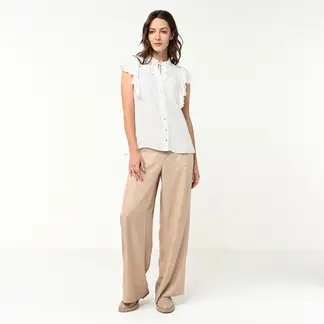 APOLOGY - Camisa Mujer Con Boleros Sin mangas