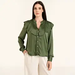 APOLOGY - Camisa Mujer Manga larga