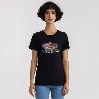 LEVIS - Camiseta Mujer Estampado Manga corta de Algodón