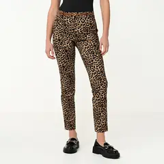 BASEMENT - Pantalón Recto Mujer Tiro medio