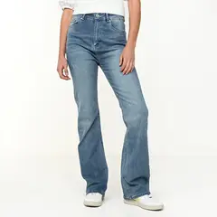 UNIVERSITY CLUB - Jean Flare Mujer Tiro alto