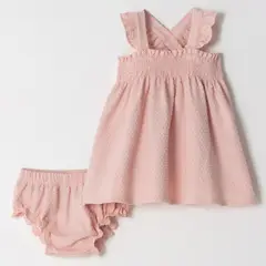 BABY FRESH - Sets Vestido + Calzoncito para Bebé niña en Algodón