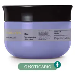 NATIVA SPA - Hidratante corporal CREME ÓLEO CORPORAL LILAC O Boticario Para Piel Normal 200 g