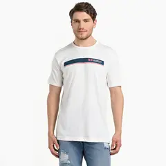 BEARCLIFF - Camiseta Hombre Manga corta con Estampado de Algodón