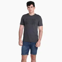 BEARCLIFF - Camiseta Hombre Manga corta con Estampado de Algodón