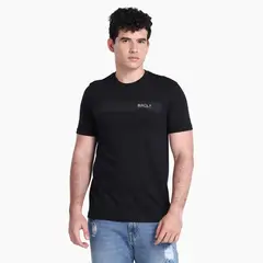 BEARCLIFF - Camiseta Hombre Manga corta con Estampado de Algodón