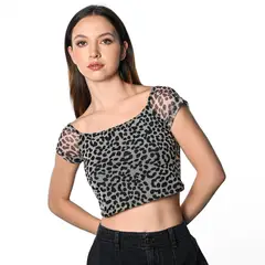 DENIMLAB - Top Mujer Manga corta
