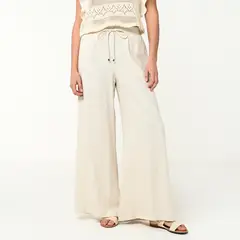 BASEMENT - Pantalón Palazzo Mujer Tiro alto