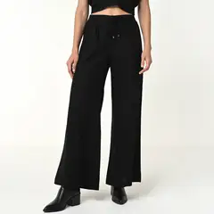BASEMENT - Pantalón Palazzo Mujer Tiro alto