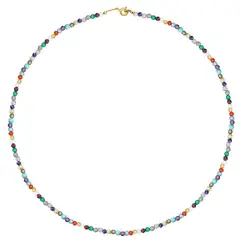 TOUS - Cadena Good Vibes con baño de oro 18 kt sobre plata y gemas