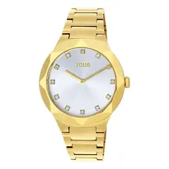 TOUS - Reloj analógico con brazalete de acero IPG dorado Karat Round