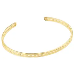 TOUS - Pulsera con baño de oro 18 kt sobre plata con siluetas Bear Row