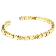 TOUS - Pulsera Straight osos con baño de oro 18 kt sobre plata