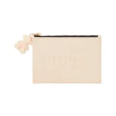 TOUS - Monedero tarjetero beige La Rue New