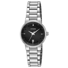 CITIZEN - Reloj Mujer Quartz. Reloj Acero inoxidable Plateado EU6010-53E