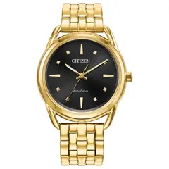CITIZEN - Reloj Mujer Dress/Classic. Reloj Acero inoxidable Dorado FE7092-50E