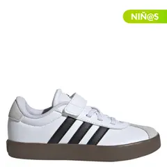 ADIDAS - Tenis moda VL Court 3.0 Niño con Velcro