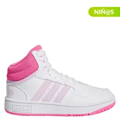 ADIDAS - Tenis moda Hoops 3.0 Mid Niña