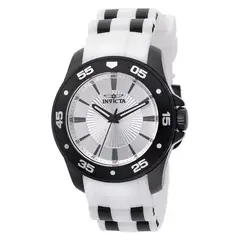 INVICTA - Reloj para Mujer Pro Diver . Reloj Análogo Silicona Blanco