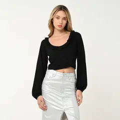 SYBILLA - Blusa Mujer Manga larga