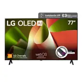 LG - Televisor OLED 77 pulgadas 4K UHD Smart TV AI WebOs 24 OLED77B4PSA Incluye Magic Remote