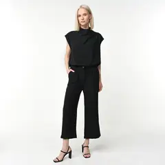 BASEMENT - Pantalón Culotte Mujer Tiro alto