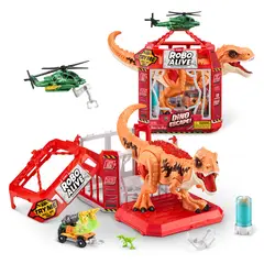 ZURU - Set de juego para niños: Escape Dinosaurio Robo Alive Con luces y sonido
