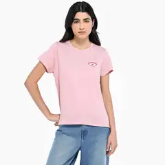 SYBILLA - Camiseta Mujer Manga corta de Algodón