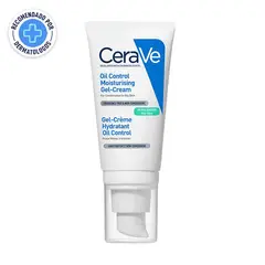 CERAVE - Tratamiento de acné Gel-Crema Oil Control 1.75Oz para Piel Mixta 52 ml