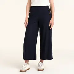 NEWPORT - Pantalón Wide leg Mujer Tiro alto