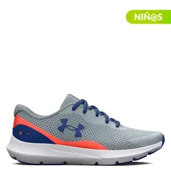 UNDER ARMOUR - Tenis Running Surge 3 Niño
