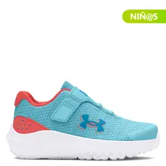 UNDER ARMOUR - Tenis Running Surge 4 AC Niña con Velcro