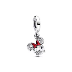 PANDORA - Charm Silueta de Minnie Mouse de Disney Plata Esterlina